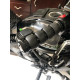 Ручки грипси на мотоцикл із гумовими вставками чорні Tuning Тупи, Розмір керма 22 25 мм.