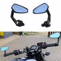 Mirrors at the end of the steering wheel Cafe Limited metal universal