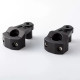 Spacers adapters handlebar extensions 22 28 mm Color Black Gray