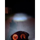 Moto headlight universal LED round Classic Led 2 on a motorcycle