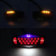 Stop on a motorcycle with turn signals Sportbike-3, dark color
