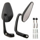 Motorcycle mirrors Street Classic M8 M10 bolts with installation in the end of the steering wheel