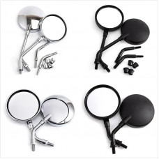 Mirrors for motorcycle chopper Roadster 2 round classic