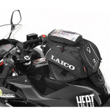 Мото сумка на бак мотоцикла кофры скутера ткань мотосумки на магнитах дождевик ремни