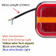 Car LED brake light/turn signals/dimensions/rear Led light for headlights