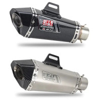 Direct-flow motorcycle muffler direct flow diameter 38/51 mm Akrapovic model Carbon