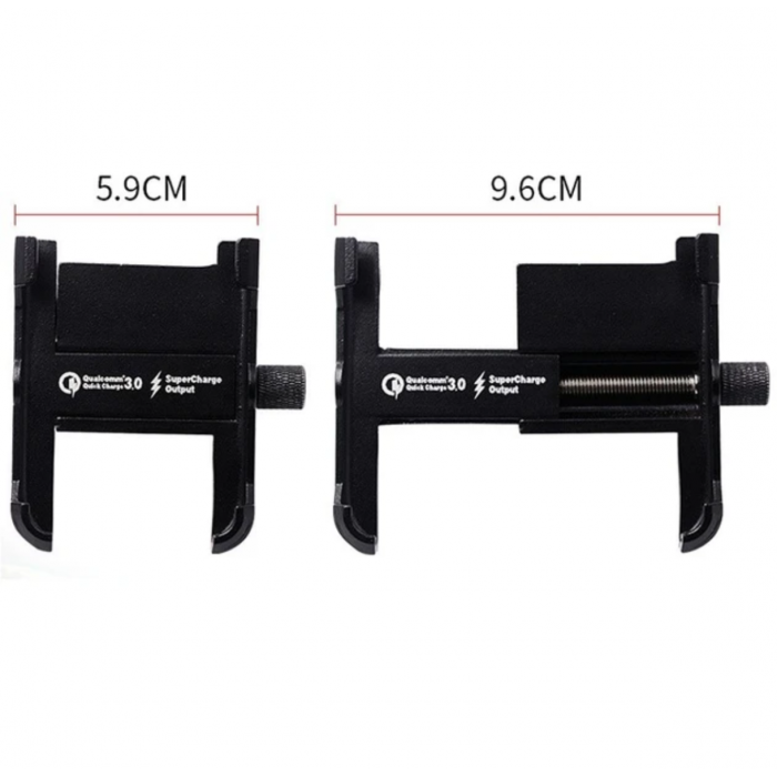 Крепление держатель телефона айфона на руль мотоцикла с USB