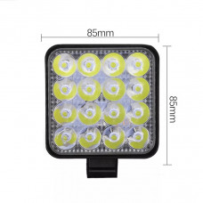 Світлодіодна LED фара робоча 48 Вт (3 Вт – 16 ламп)