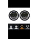 LED headlights 7inch 80w with angel eyes and turn signals