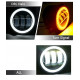 Led additional headlights with angel eyes and turn signal