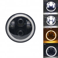 LED headlight 75 W for VAZ 2106 JP 40W 5.75 inches round LED Headlight for VAZ 2106 etc. 12-24 Volts