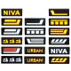 Price for 2 pieces of turn signals NIVA 2121-21213