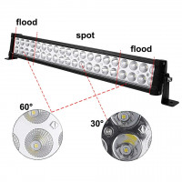 Barre LED pour toit/pare-buffle/pare-chocs 54 cm 120W LED Niva 2121-21213 Taiga UAZ 469 GAZ 24, VAZ 2101, Hummer, FJ Cruiser, w463