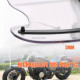 Universal windshield for motorcycle chopper cruiser
