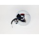 Chrome-2 LED headlight for a chopper motorcycle