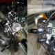 Additional motorcycle headlights Chopper Led with angel eyes dxo size