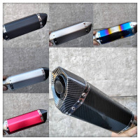Akrapovic straight-through muffler universal exhaust pipe 37 cm, different colors