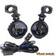 Fog lights additional motorcycle headlights BMW R 1250 1200 1150 850 GS Honda Transalp Africa Twin Triumph Tiger var. 2