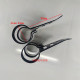 Mount for motorcycle headlight fork 41-43 mm, Body color Black