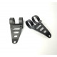 Mount for motorcycle headlight fork 41-43 mm, Body color Black