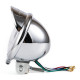 Additional LED motorcycle headlights with angel eyes Chopper Led