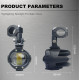 Fog lights additional motorcycle lights BMW R 1250 1200 1150 850 GS Honda Transalp Africa Twin Triumph Tiger