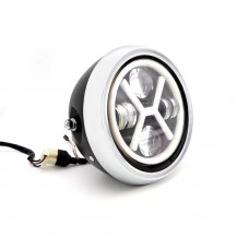 Фара мотосвітлодіодна універсальна Classic Cree 2 Suzuki Bandit SV650 Honda CB 400 500 600 CBF 500 600