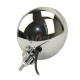 Фара на мотоцикл чопер металева хром Custom Light з нижнім кріпленням