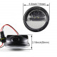 Additional metal headlights for the Harley Davidson Honda Kawasaki Indian Suzuki Yamaha Victory Lifan chopper var. 3