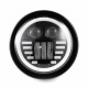 Мото фара универсальная светодиодная круглая Smile Led на мотоцикл
