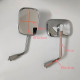 Chrome mirrors for motorcycle chopper classic Highway