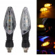 Black LED Motorcycle Turn Signals: 2 LED motorcycle turn signals, 2 pcs.
