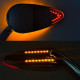 Мото дзеркала з поворотниками Step Led на чопер круїзер Honda Yamaha Kawasaki Suzuki Indian Harley Davidson