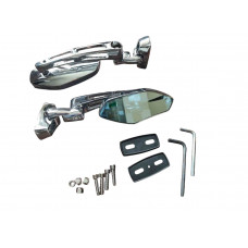 Мото дзеркала металеві CBR 600 1000 RR Yamaha R1 R6 Kawasaki ZX6R ZX6R Suzuki GSX R 600 750 1000