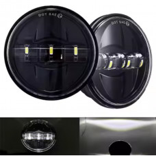 Додаткові металеві фари на чопер Harley Davidson Honda Kawasaki Indian Suzuki Yamaha Victory Lifan