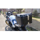 Universal aluminum motorcycle trunk with rack mount, 45L
