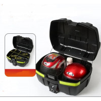 Top case moto 52L universel en plastique avec fixation