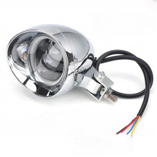 Additional chrome Cruiser LED headlights with daytime running lights, pair