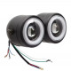 Додаткові металеві фари Double Led на мотоцикл кастом Triumph Honda Kawasaki Suzuki Yamaha Lifan