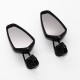 Зеркала Premium в руль металлические в торец руля на мотоцикл велосипед электро байк самокат кафе кастом
