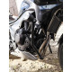 Honda CB400F crash bars with crash pads