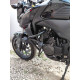 Honda CB400F crash bars with crash pads
