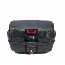 32-liter motorcycle trunk, quick-release universal plastic helmet case with rack mount