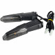 Повороты led на мотоцикл Kawasaki Z 125 250 300 400 650 750 800 900 1000 KLE Versys ER6 KLR 650, темные 2 шт