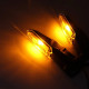 Повороты led на мотоцикл Kawasaki Z 125 250 300 400 650 750 800 900 1000 KLE Versys ER6 KLR 650, темные 2 шт