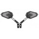Motorcycle mirrors Glide 2 Yamaha FZ1 FZ6 MT09 MT07 MT03 XJ6 Honda NC700 CB600F CB650 Kawasaki Z1000 Z750 Z800 Z900