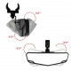 Central Mirror for Buggy ATV UTV Can Am Maverick Polaris Rover RZR Yamaha Rhino Honda Pioneer Kawasaki