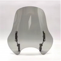 Pare-brise Givi 2 pour Chopper Classic Universel Honda CB 500 Rebel Magna Shadow Kawasaki ER5 Vulcan Yamaha XJR YBR Virago Suzuki SV650 Bandit Intruder